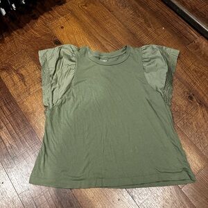 Old Navy Olive Short Sleeve Tee